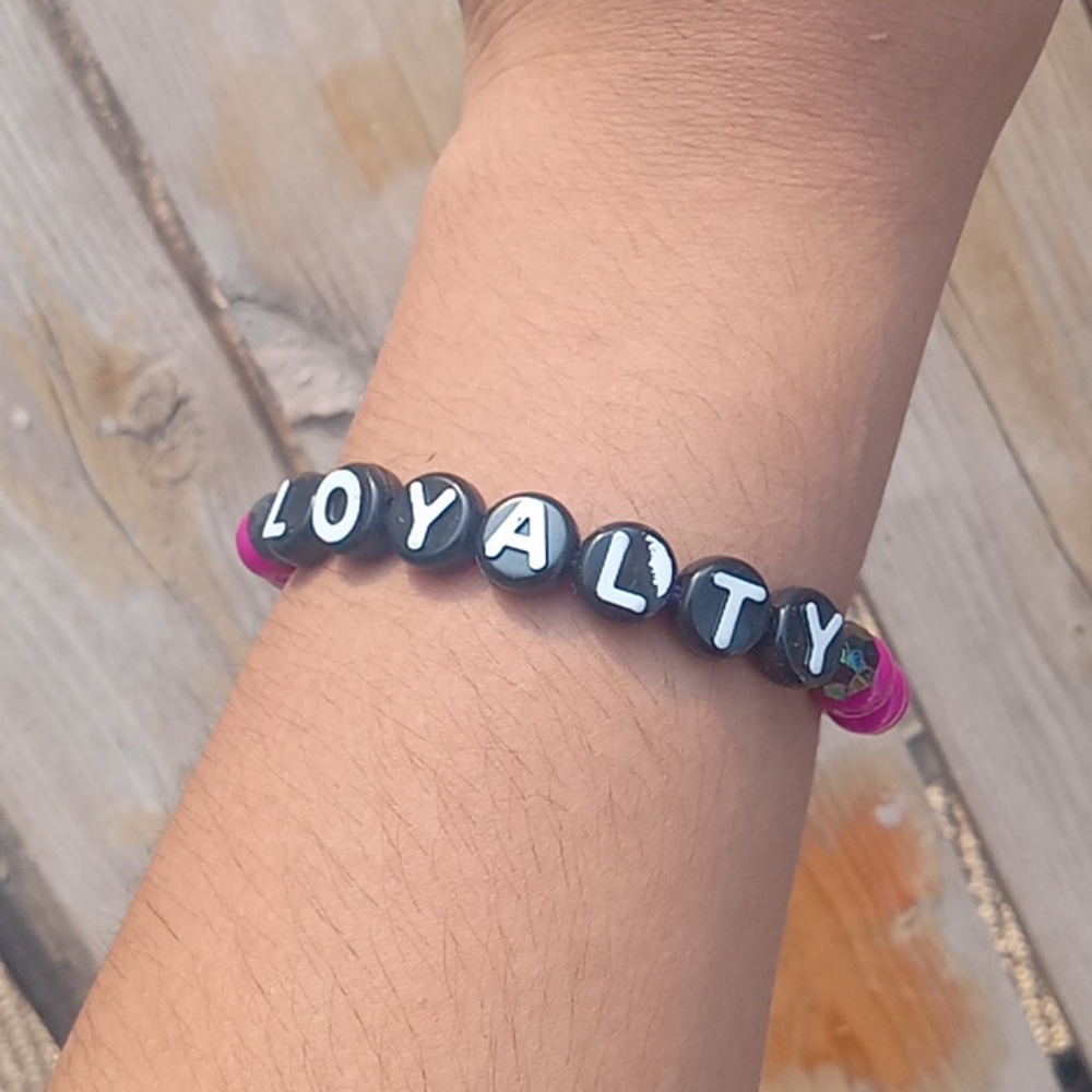 Handmade bracelet.